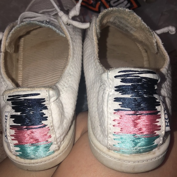 Roxy white slip on shoes - Picture 8 of 9